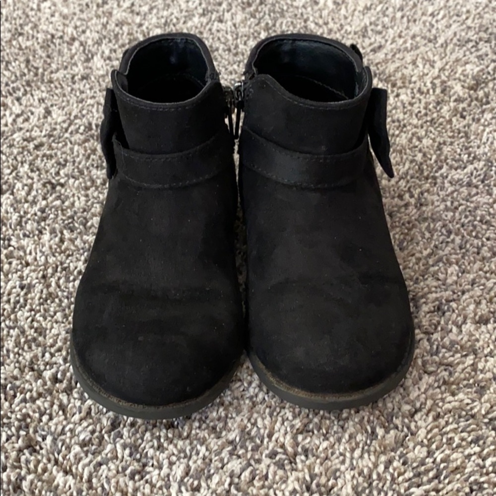 Little Black Toddler Boots